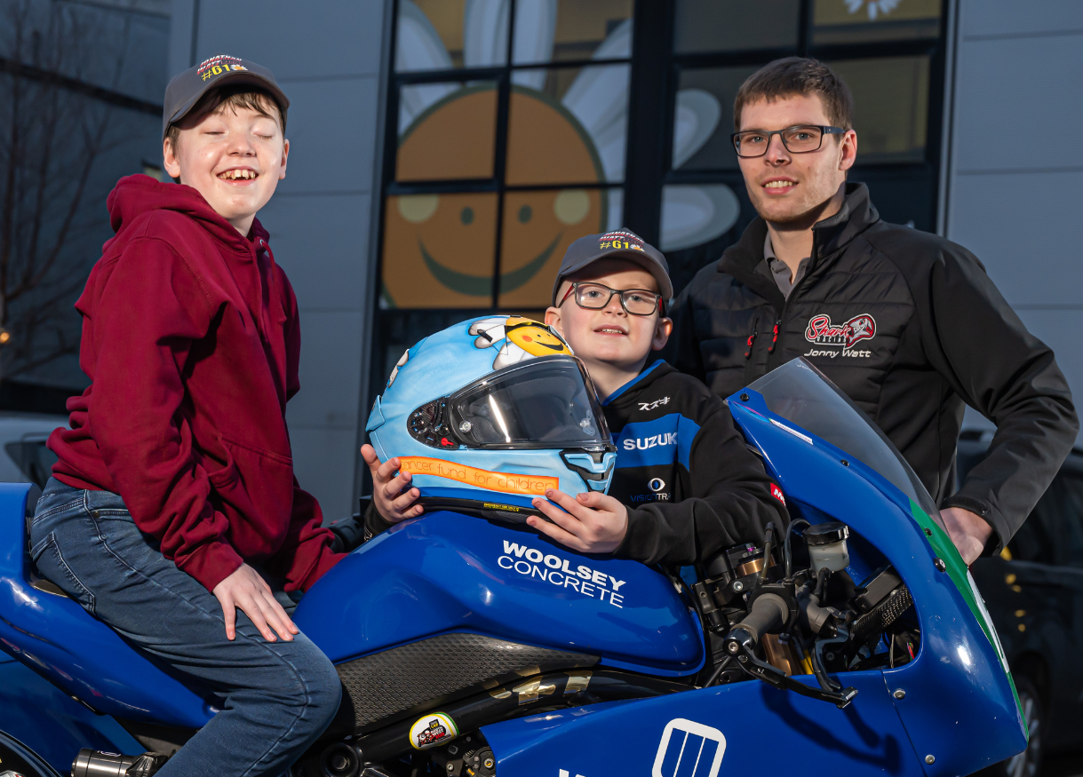 Local Road Racing Champion supports children impacted by cancer